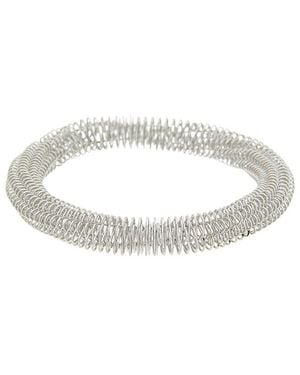 Juvell Flexible Bangle Bracelet - White