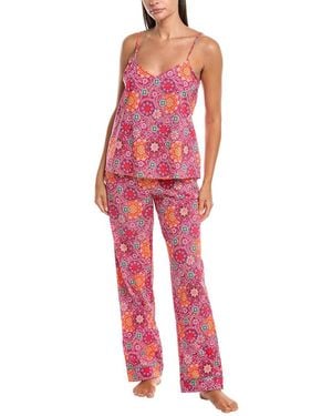 Bedhead Pyjamas 2Pc Pyjama Pant Set - Red