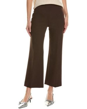 Theory Wool-Blend Stretch Kick Pant - Brown