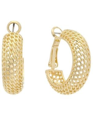 Juvell 18k Plated Hoops - Metallic