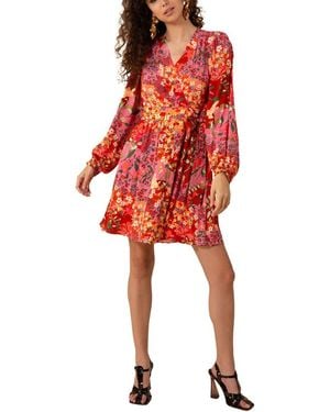 Hale Bob Maren Mini Dress - Red