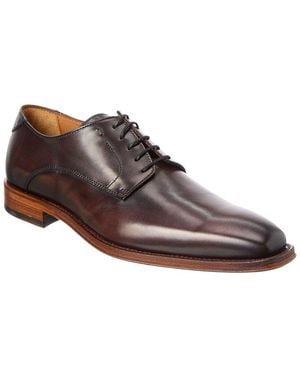 Antonio Maurizi Plain Toe Leather Oxford - Brown