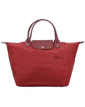 Longchamp Le Pliage Nylon Tote - Red