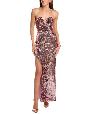 Elliatt Alissa Strapless Gown - Red