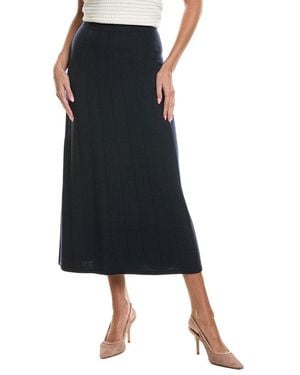 Max Mara Mm By Peonie Knitted Wool Skirt - Black
