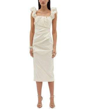Rachel Gilbert Kalina Fitted Gown - Natural