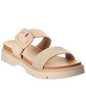 The Flexx Atena Suede & Leather Sandal - Multicolour
