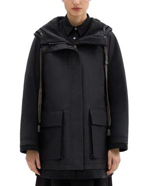 Theory Cyber Parka - Black