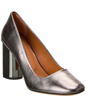 Robert Clergerie Juline Leather Pump - Brown