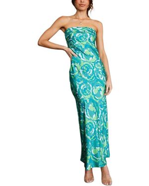 LEON GORI Maxi Dress - Green