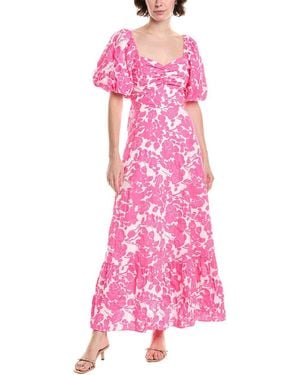 Endless Rose Floral Print Maxi Dress - Pink