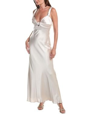 Issue New York Sleeveless Solid Maxi Dress - White