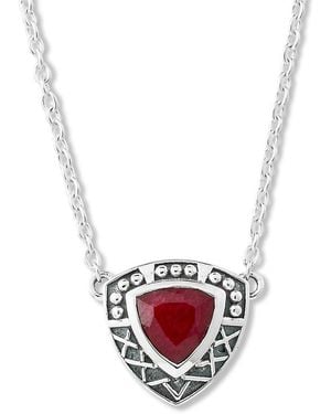 Samuel B. 1.78 Ct. Tw. Ruby Necklace - White