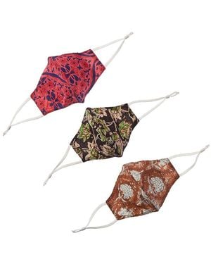 Lilla P 3Pk Cloth Face Masks - Pink