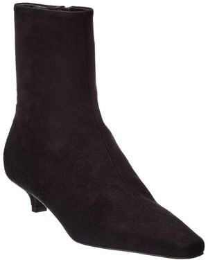 TOTEME Suede Boot - Black