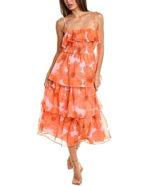 Hutch Zabel Midi Dress - Orange