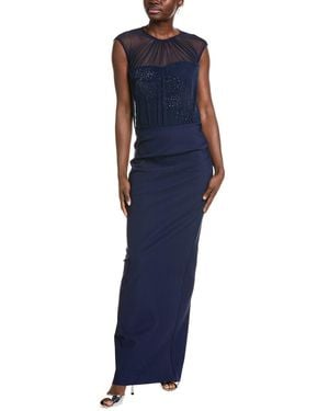 La Petite Robe Di Chiara Boni Gracie Gown - Blue