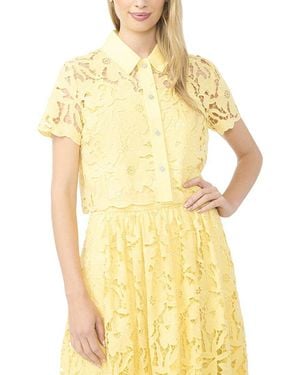 Ted Baker Micah Collared Shirt - Yellow