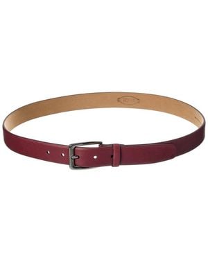 Tod's Leather Belt - Red