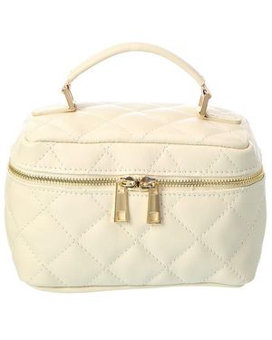Persaman New York Mia16 Quilted Leather Vanity Bag - Natural