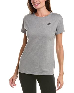 New Balance Relentless Crew Top - Gray