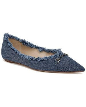 Sam Edelman Nori Fray Flat - Blue