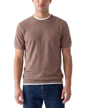Theory Damian Crewneck Jumper - Blue