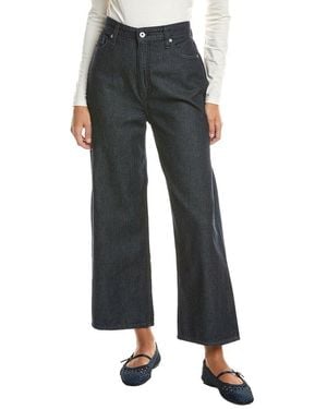 Rag & Bone Lori High-Rise Wide Leg Crop Jean - Blue