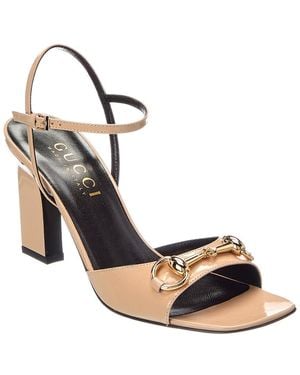 Gucci Signora Leather Sandal - Metallic