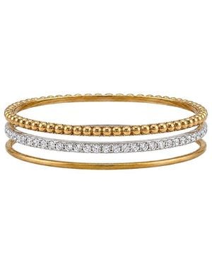 Liv Oliver 18K Plated Cz Bracelet - White