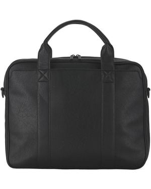 Bugatti Palermo Executive Briefcase - Black