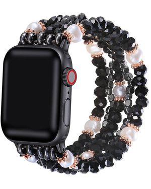 The Posh Tech Beaded Watch Band - Black