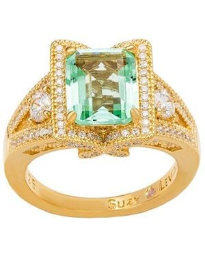 Suzy Levian CZ Jewelry Suzy Levian Silver Cz Ring - Metallic