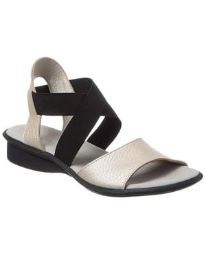 Arche Satia Leather Sandal - White