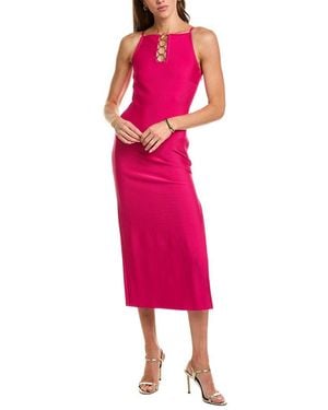 Elliatt Naomi High Neck Midi Dress - Pink