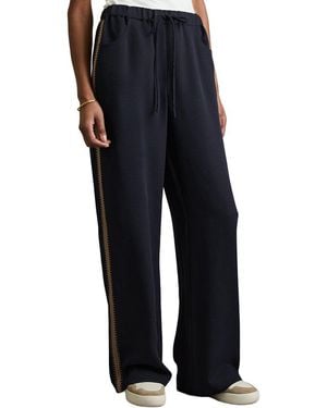 Reiss Inaya Crafted Wide Leg Trouser - Blue