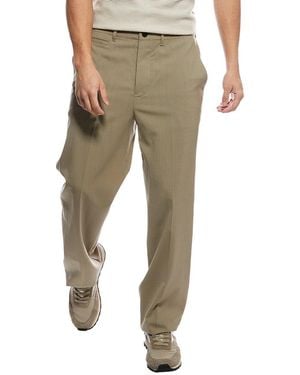 Theory Light Wool Suit Pant - Natural
