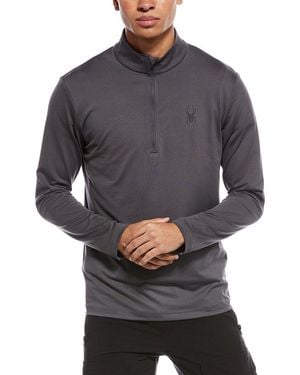 Spyder Prospect 1/2-Zip Mock Neck Baselayer Pullover - Gray