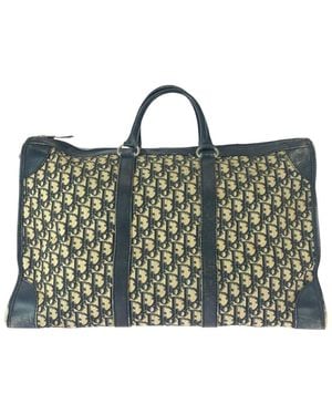 Dior Beige Canvas Trotter Travel Bag (authentic Pre-loved) - Green