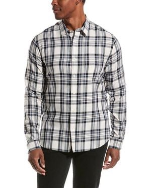 Vince Ocean Plaid Shirt - Gray