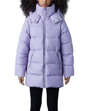 Mackage Karsyn-Dl Leather Coat - Purple
