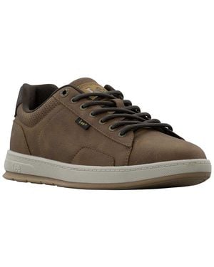 Lee Jeans Dante Oxford Trainer - Brown