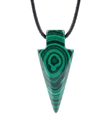 Liv Oliver Stephen Oliver 21.50 Ct. Tw. Malachite Necklace - Green