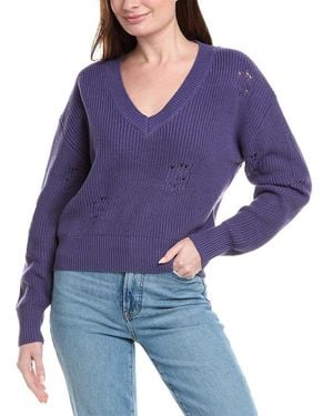 LaBiz Lalamia V-Neck Jumper - Purple