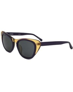 Linda Farrow Edm18 52Mm Sunglasses - Black