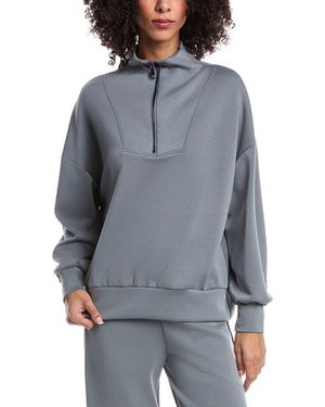 Ariella Ponte 1/2-Zip Sweatshirt - Grey
