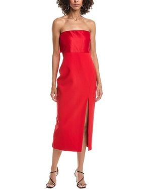 Likely Valerie Midi Dress - Red