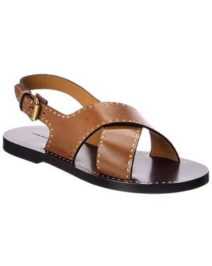 Isabel Marant Leather Sandal - Brown