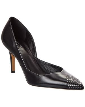 Isabel Marant Purcy Leather Pump - Black
