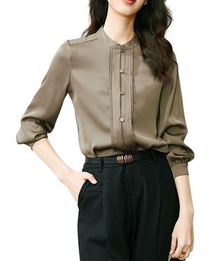 ONEBUYE Blouse - Brown